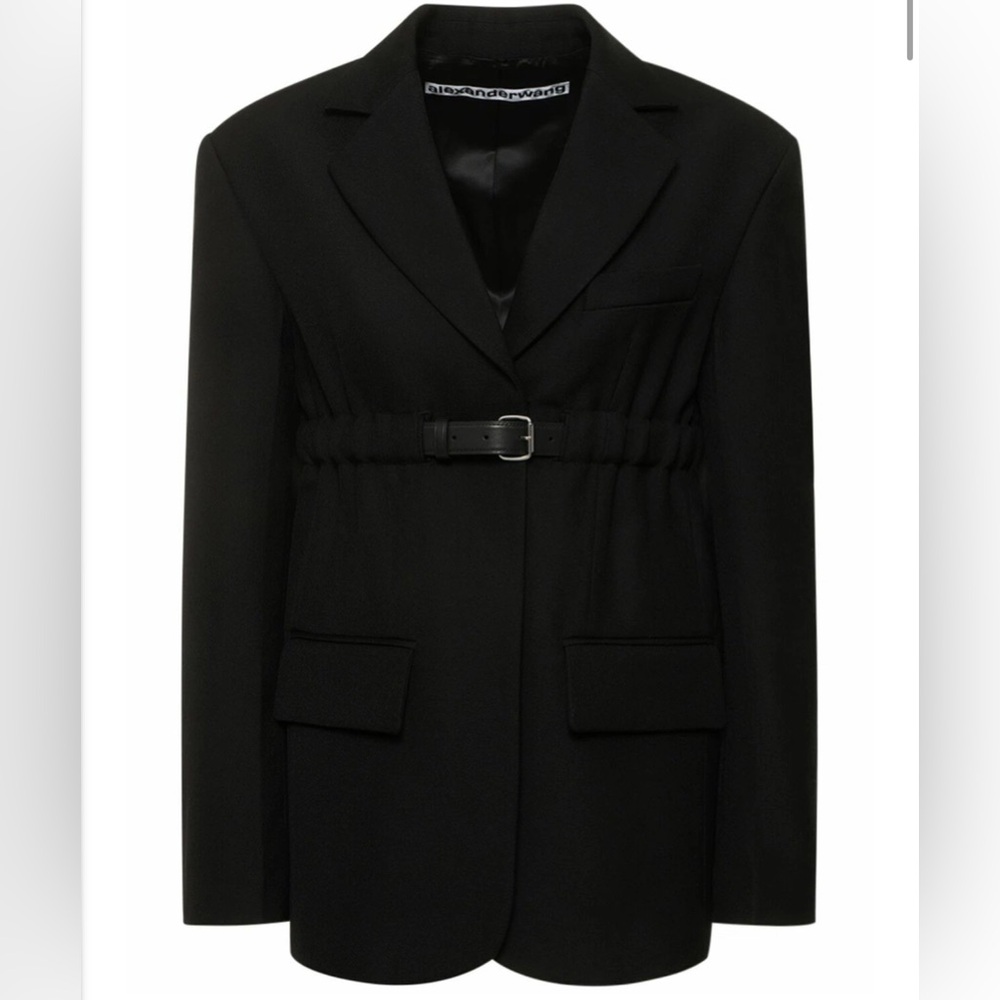 Alexander Wang belted black blazer
